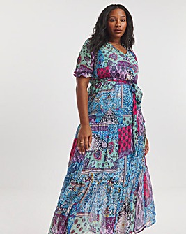 Joe Browns Aris Patchwork Print Maxi Dress