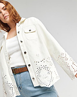 Joe Browns Delicate Embroidered Denim Jacket