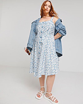 Joe Browns Freya Button Through Vintage Midaxi Dress