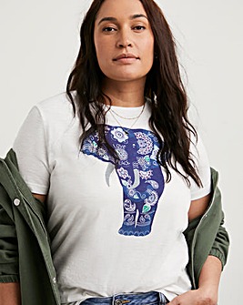 Joe Browns Enchanting Elephant Boho Tee