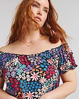 Joe Browns Floral Burst Boho Jersey Top