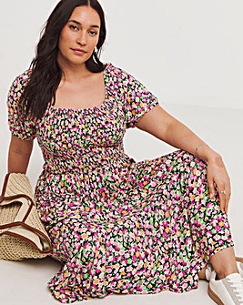 Joe Browns Ellie Shirred Jersey Maxi Dress