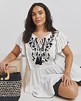 Joe Browns Lara Embroidered Boho Top