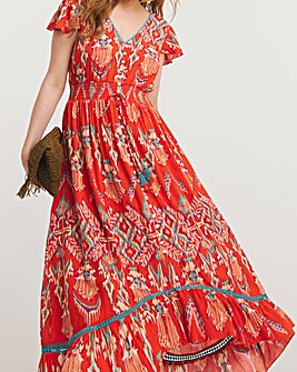 Joe Browns Dippy Hem Ibiza Sunset Maxi Dress