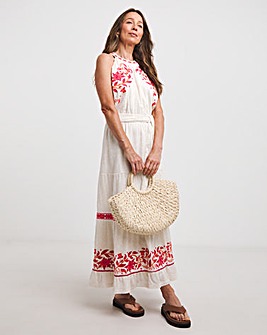 Joe Browns Lucy Halterneck Embroidered Maxi Dress