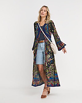 Joe Browns Marine Boho Crinkle Maxi Dress