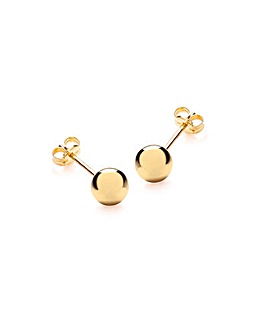 9Ct Gold Ball Earrings