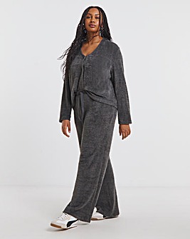 Grey Marl Fluffy Jogger
