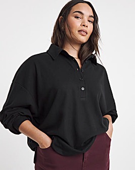 Chocolate Polo Sweatshirt