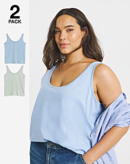 Sage & Blue 2 Pack Slouchy Vests