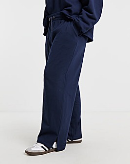 Navy Wide Leg Jogger