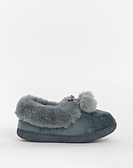 Cushion Walk Full Fur Slippers E Fit