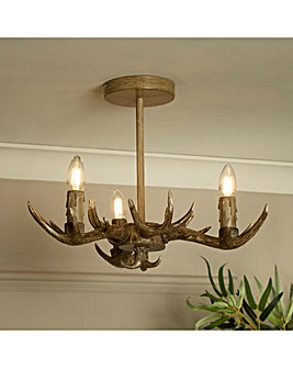 Antler Ceiling Fitting