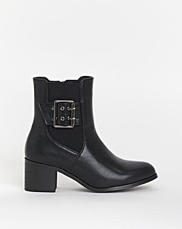 Cushion Walk Block Heel Boot EEE Fit