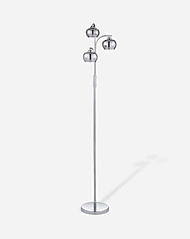 Smoked Glass Floor Lamp