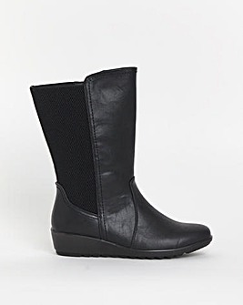 Cushion Walk Elastic Mid Boot E Fit