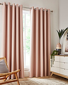 Sunset Black Out Thermal Eyelet Curtains