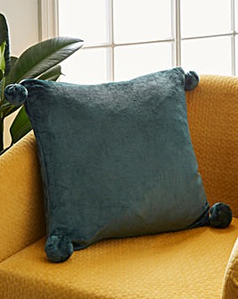 Pom Pom Fleece Cushion