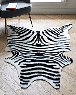 Faux Zebra Hide