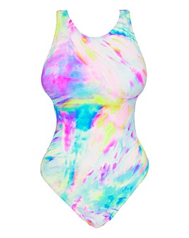 Euphoria Non Wired High Leg Racer Back Swimsuit