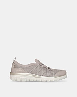 Skechers Graceful Slip On Bungee Lace Trainers Standard Fit