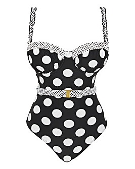 Simply Be Shape Belted Swimsuit