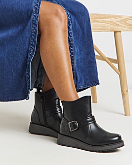 Heavenly Feet Cherish Buckle Boots Wide Fit
