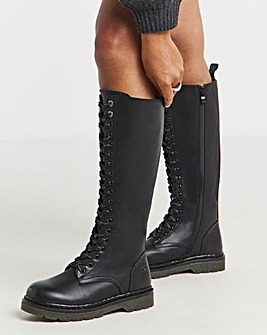 Heavenly Feet Avalon Knee High Boots Standard to Curvy Calf Wide Fit