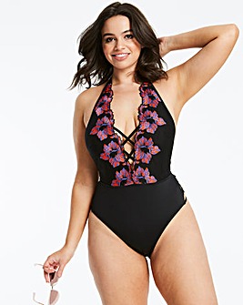 Ann Summers Embroidered Plunge Swimsuit