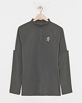Gym King Core Plus Poly Funnel 1/4 Zip Top