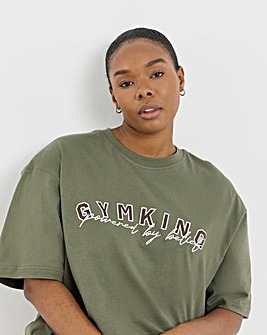 Gym King Powered By Belief T-Shirt