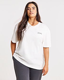 Gym King Script Mindset Boyfriend T-Shirt