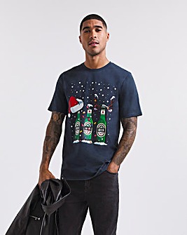 Beers Christmas T-shirt Long