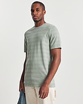 Jaquard Stripe T-shirt Long