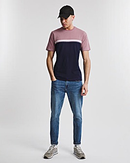 Jaquard Chest Stripe T-shirt Long