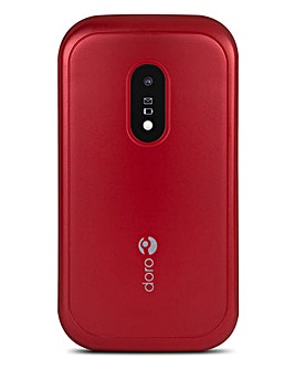 Doro 6040 Red/White SIM Free Mobile Phone