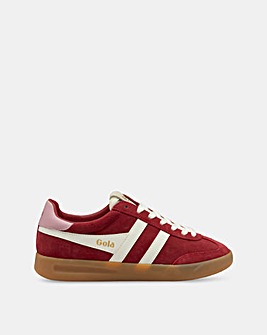 Gola Cyclone Trainers - Deep Red/Off White/Candy/Gum
