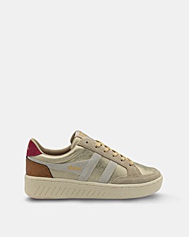 Gola Superslam Blaze II Trainers - Gold/Off White/Cerise