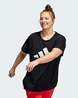 adidas Three Bar T-Shirt Plus Size