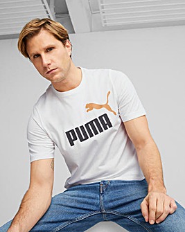Puma Essentials Plus Logo Tee