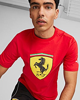 PUMA Ferrari Race Big Shield T Shirt