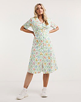 Nobody's Child Alexa Broderie Midi Dress