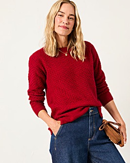 Fatface Ella Textured Jumper