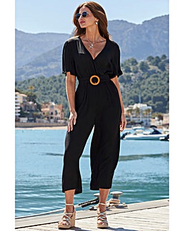 Sosandar Crinkle Angel SLV Jumpsuit