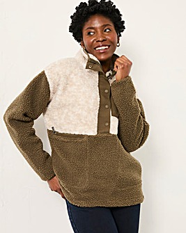 Fatface Colour Block Fleece