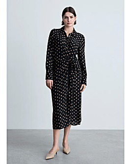 Mango Tody Polka Dot Dress