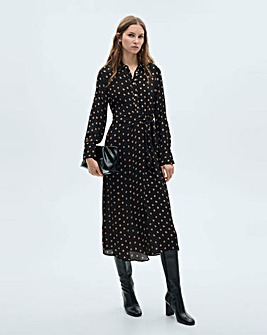 Mango Tody Polka Dot Dress