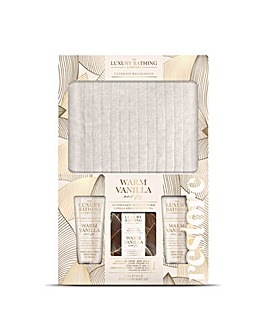 The Luxury Bathing Company Velvet Pouch Set - Warm Vanilla & Fig
