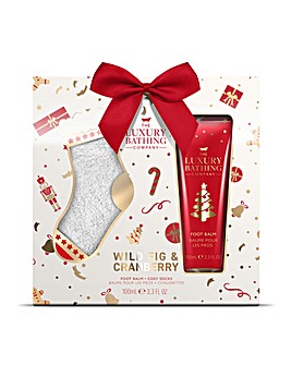 The Luxury Bathing Company Cosy Toes Sock Set - Wild Fig & Cranberry