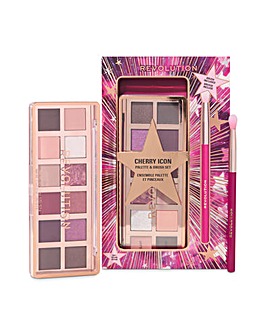 Revolution Cherry Icon Eye Shadow Palette and Brush Set